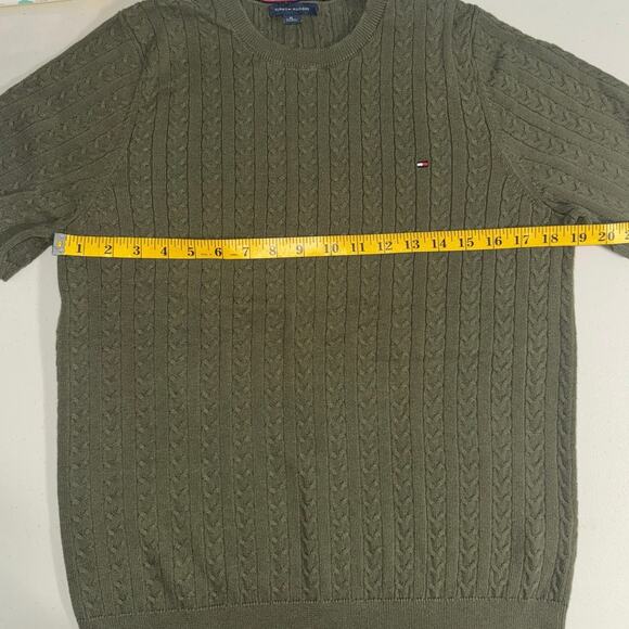 Tommy Hilfiger Womens XL Sweater Fishermen Cable Knit Fall Cool Weather Basic - Picture 5 of 7